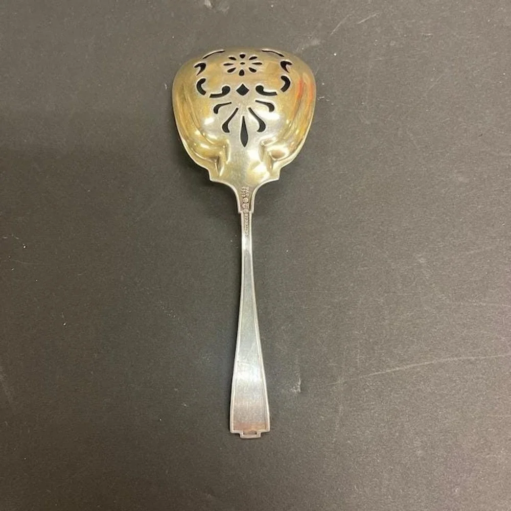 Gorham Antique Sterling Silver Etruscan Bon Bon or Nut Spoon TSP